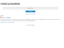 Tablet Screenshot of cngeicaltagirone.blogspot.com