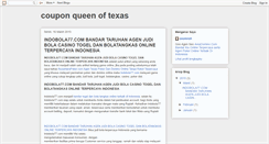 Desktop Screenshot of couponqueenoftexas.blogspot.com
