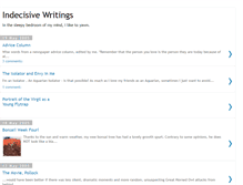 Tablet Screenshot of indecisivewritings.blogspot.com