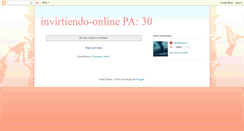 Desktop Screenshot of invirtiendo-online.blogspot.com