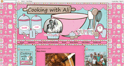 Desktop Screenshot of cookingwithali.blogspot.com