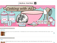 Tablet Screenshot of cookingwithali.blogspot.com