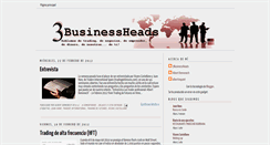 Desktop Screenshot of 3businessheads.blogspot.com
