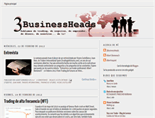 Tablet Screenshot of 3businessheads.blogspot.com