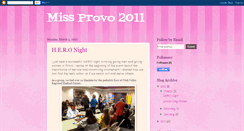 Desktop Screenshot of missprovo2011.blogspot.com