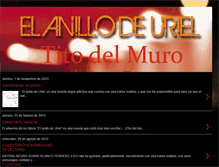 Tablet Screenshot of elanillodeuriel.blogspot.com