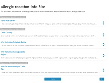 Tablet Screenshot of allergic-reaction-infof0p.blogspot.com