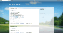 Desktop Screenshot of naokki.blogspot.com