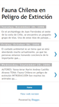 Mobile Screenshot of dia100sfaunachilenaenextincion.blogspot.com