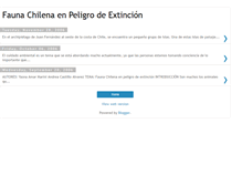 Tablet Screenshot of dia100sfaunachilenaenextincion.blogspot.com