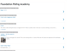 Tablet Screenshot of foundationridingacademy.blogspot.com