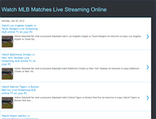 Tablet Screenshot of mlbhdtv.blogspot.com