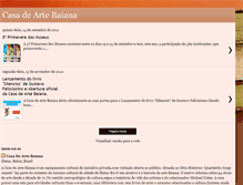 Tablet Screenshot of casadeartebaiana.blogspot.com