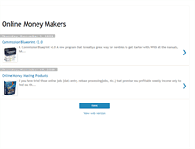 Tablet Screenshot of onlinemoneymakingproducts.blogspot.com