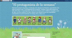 Desktop Screenshot of elprotagonistadelasemana.blogspot.com