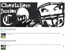 Tablet Screenshot of chevaliers-junior.blogspot.com