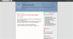 Desktop Screenshot of dziners4web.blogspot.com