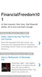 Mobile Screenshot of financialfreedom101.blogspot.com