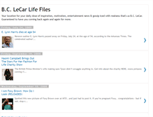 Tablet Screenshot of bclecarlifefiles.blogspot.com