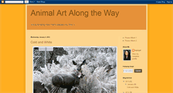 Desktop Screenshot of animalartalongtheway.blogspot.com