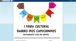 Desktop Screenshot of feiraculturalbairrodoscapuchinhos.blogspot.com