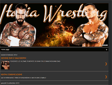 Tablet Screenshot of italiawrestling.blogspot.com