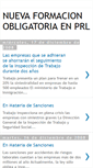 Mobile Screenshot of formacion-prl.blogspot.com
