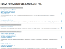 Tablet Screenshot of formacion-prl.blogspot.com