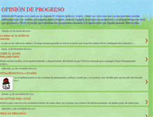 Tablet Screenshot of opinionprogreso.blogspot.com