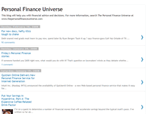 Tablet Screenshot of personalfinanceuniverse.blogspot.com