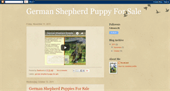 Desktop Screenshot of german-shepherd-puppy-for-sale.blogspot.com