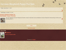 Tablet Screenshot of german-shepherd-puppy-for-sale.blogspot.com