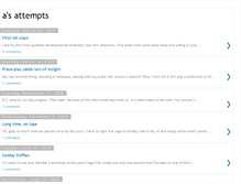 Tablet Screenshot of aliciasattempt.blogspot.com