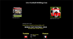Desktop Screenshot of live-footballdribling.blogspot.com