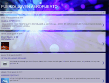 Tablet Screenshot of fuerzajovenaeropuerto.blogspot.com