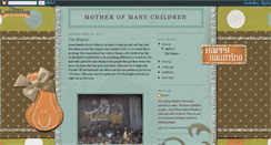 Desktop Screenshot of motherofmanychildren.blogspot.com