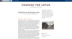 Desktop Screenshot of chasingthelotus.blogspot.com