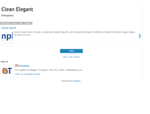 Tablet Screenshot of cleanelegant-btemplates.blogspot.com