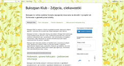 Desktop Screenshot of bukszpan.blogspot.com