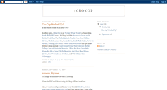 Desktop Screenshot of 1crocop.blogspot.com