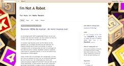 Desktop Screenshot of im-not-a-robot.blogspot.com