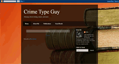 Desktop Screenshot of crimetypeguy.blogspot.com