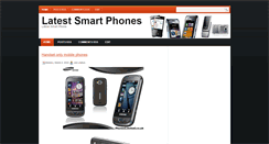 Desktop Screenshot of latestsmartphone.blogspot.com