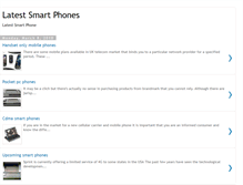 Tablet Screenshot of latestsmartphone.blogspot.com