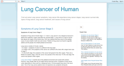 Desktop Screenshot of lungcancerto.blogspot.com