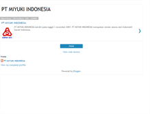 Tablet Screenshot of miyuki-indonesia.blogspot.com