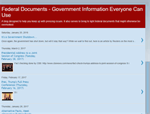 Tablet Screenshot of feddocs.blogspot.com