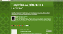 Desktop Screenshot of davicarvalhoprofissionaldelogistica.blogspot.com