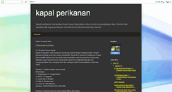 Desktop Screenshot of kapalperikanan-kapalperikanan.blogspot.com