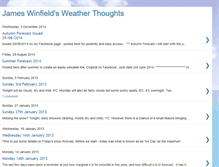 Tablet Screenshot of jameswinfieldweather.blogspot.com